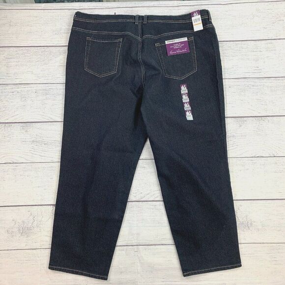 Gloria Vanderbilt Jeans 24W S Amanda Classic Fit Dark Wash Inseam 28" New NWT - Picture 5 of 11